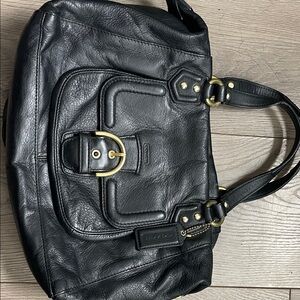 Coach Black handbag with shoulder strap